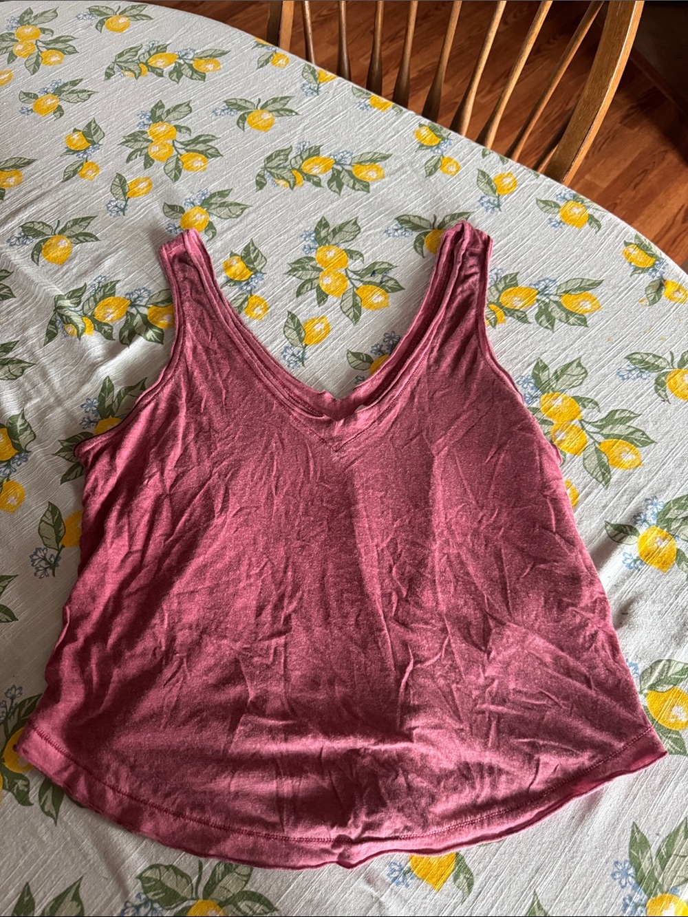 FP Movement by Free People Dusty Mauve V-Neck Tank